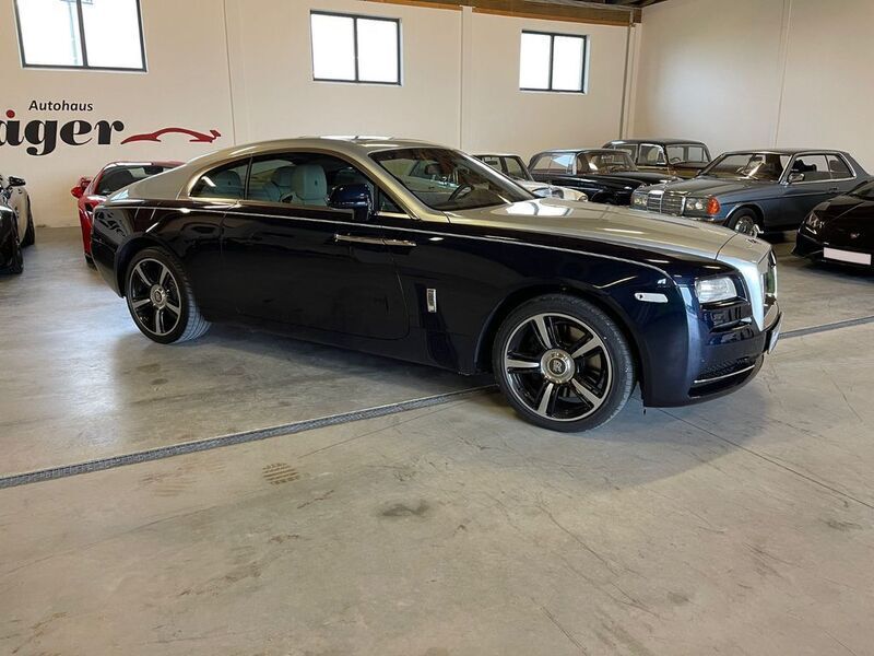 Gebraucht Rolls Royce Wraith 632 PS (464 kW) 2014 Blau metallic Coupé