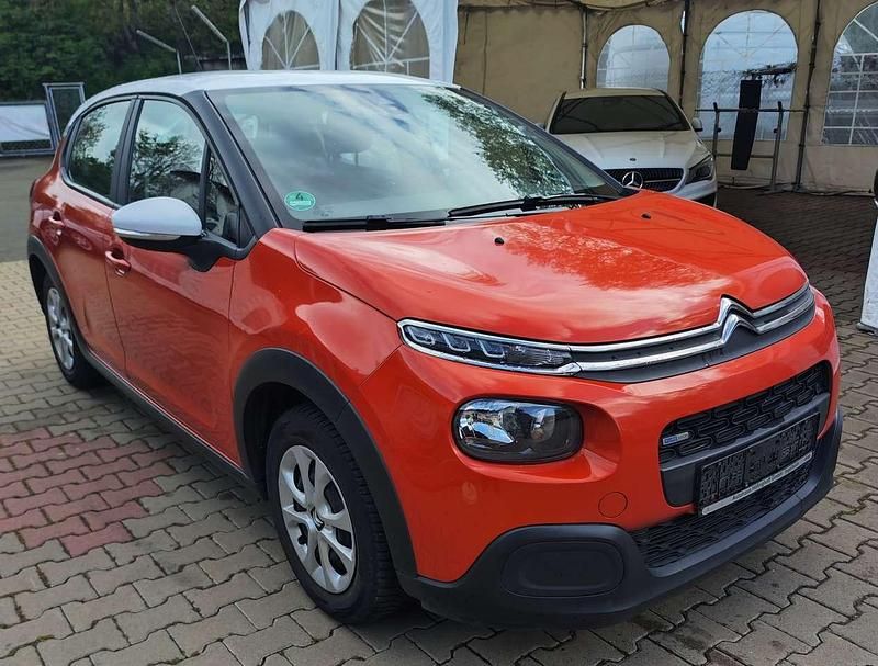 Gebraucht Citroën C3 Feel 82 PS (60 kW) 2017 Bicolour orang / weiss Kleinwagen