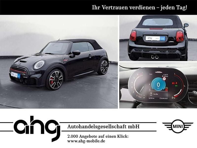 Schwarz Gebraucht 2022 Mini John Cooper Works Cabriolet Cabrio | 36.930 € (Fairer Preis) - Bild 1/4