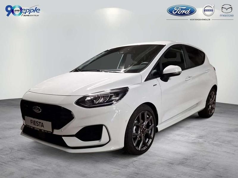 Frozen white Gebraucht 2023 Ford Fiesta ST-Line Kleinwagen | 18.990 € (Fairer Preis) - Bild 1/4