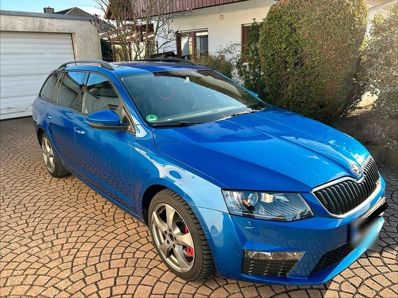 Gebraucht Skoda Octavia RS 184 PS (135 kW) 2014 Blau Kleinwagen