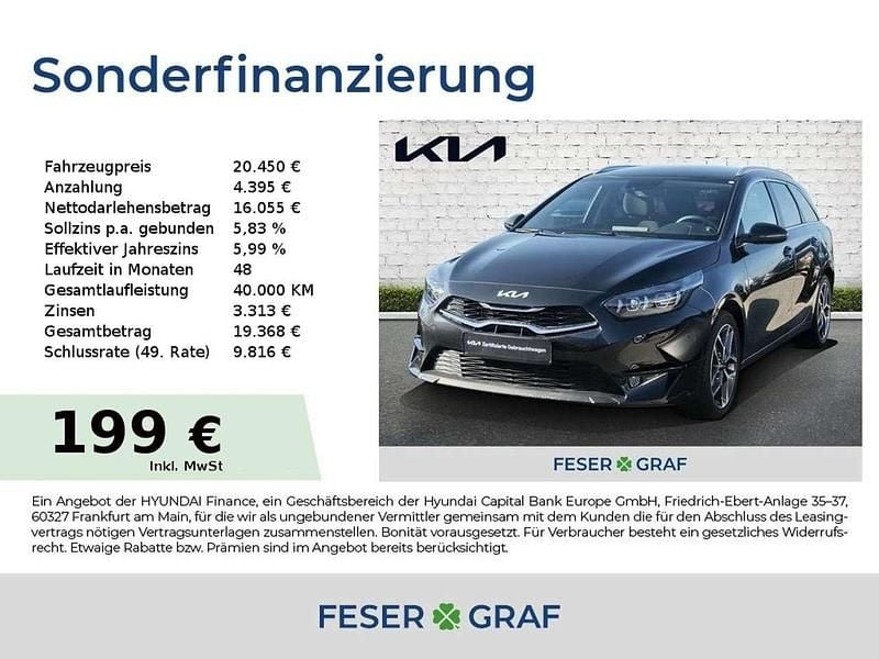 Schwarz Gebraucht 2024 Kia Ceed Sportswagon Vision Kombi | 20.450 € (Superpreis) - Bild 1/4