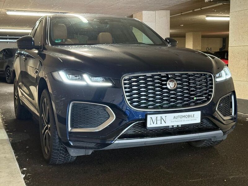 Blau Gebraucht 2021 Jaguar F-Pace R-Dynamic SUV | 40.000 € - Bild 1/4