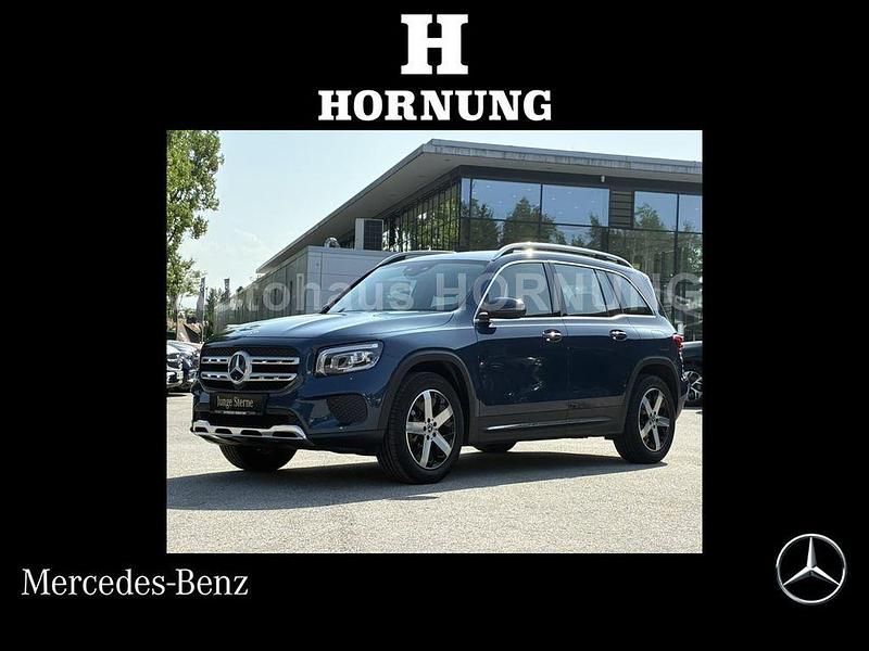 Denimblau metalliclack Gebraucht 2021 Mercedes GLB200 Progressive SUV | 33.900 € (Fairer Preis) - Bild 1/4