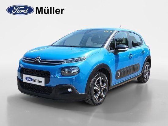 Farbe blau monte carlo Gebraucht 2018 Citroën C3 Feel Kleinwagen | 8.450 € (Guter Preis) - Bild 1/4