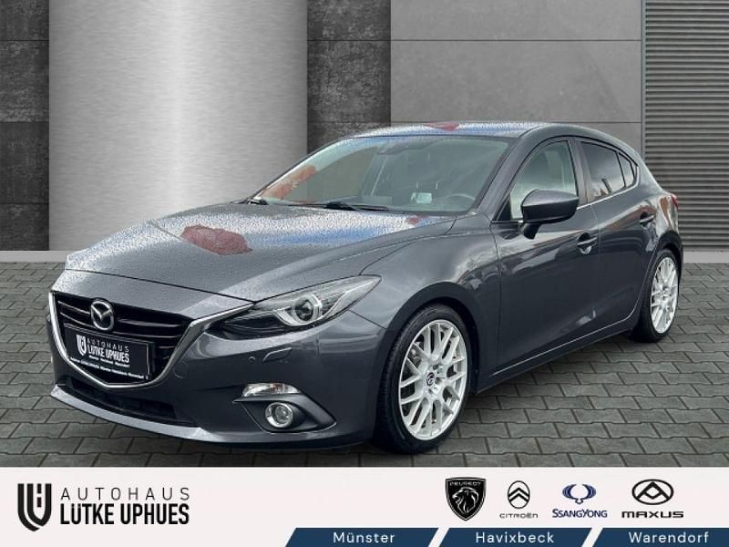 Grau Gebraucht 2015 Mazda 3 Sports-Line Kleinwagen | 12.490 € (Etwas zu teuer) - Bild 1/4
