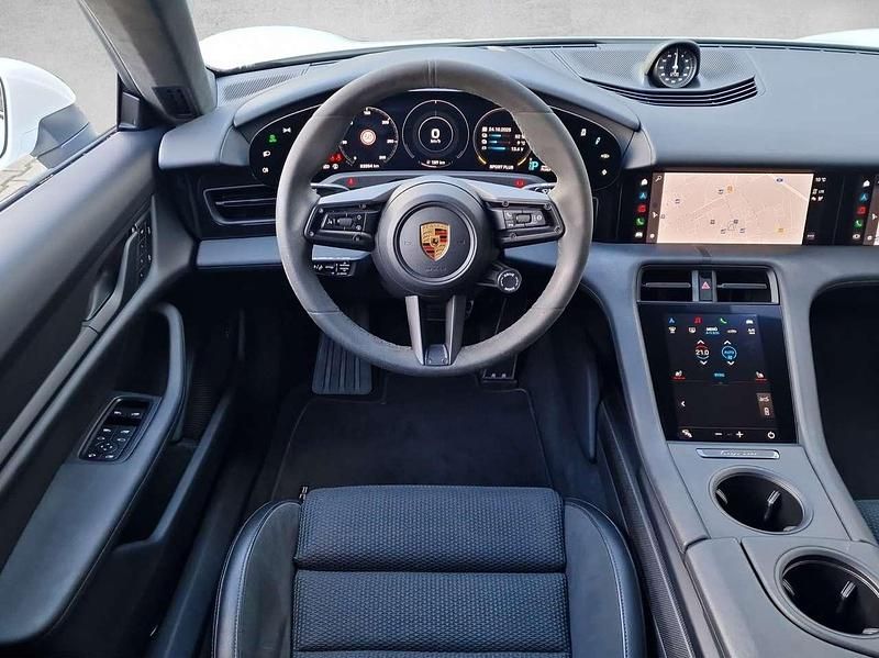 Gebraucht Porsche Taycan 439 kW (598 PS) 2022 Weiß Kombi