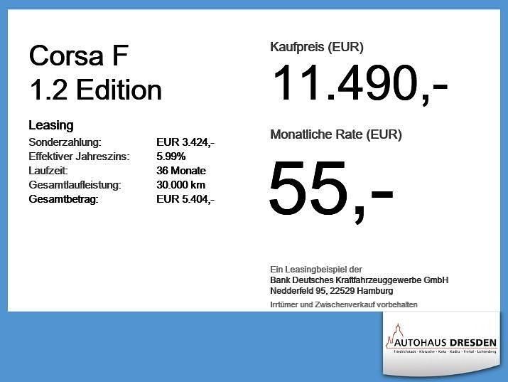 Second-hand Opel Corsa Edition 75 CP (55 kW) 2023 Roșu Hatchback