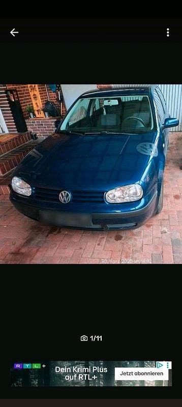 Gebraucht VW Golf IV 75 PS (55 kW) 2001 Blau Kleinwagen