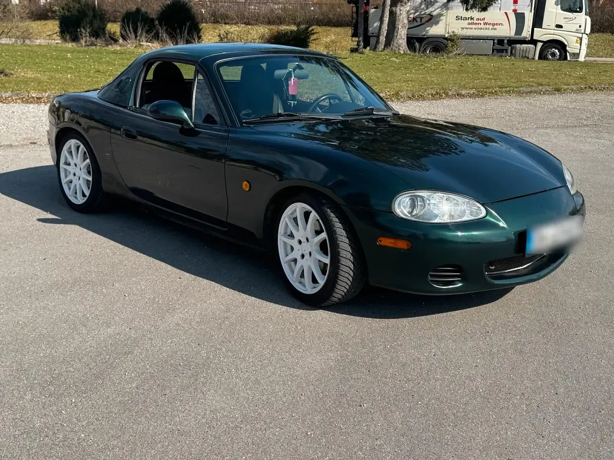 Gebraucht Mazda MX5 110 PS (80 kW) 2002 Grün Cabrio