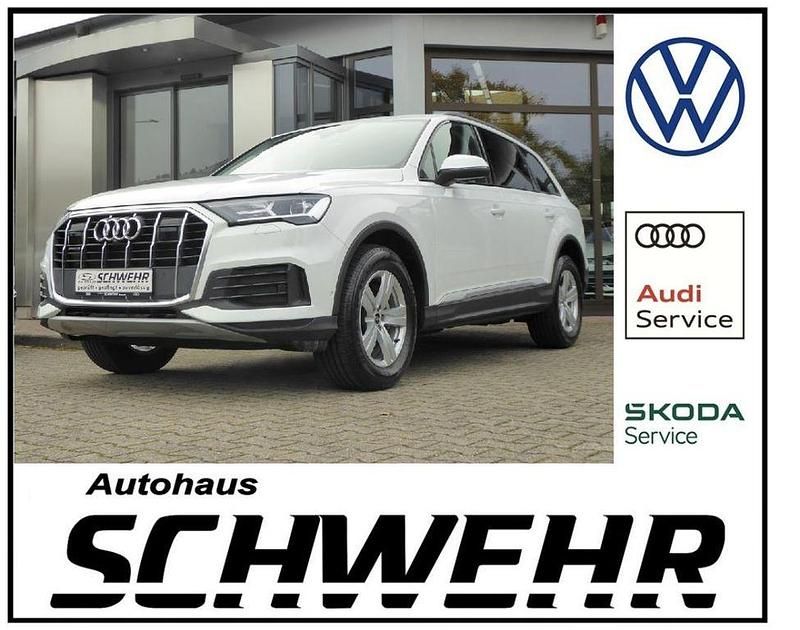 Weiß Gebraucht 2021 Audi Q7 Ambiente SUV | 48.850 € (Superpreis) - Bild 1/4