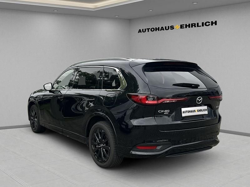 Schwarz Gebraucht 2024 Mazda CX-80 Homura-Line SUV | 53.290 € (Fairer Preis) - Bild 1/4