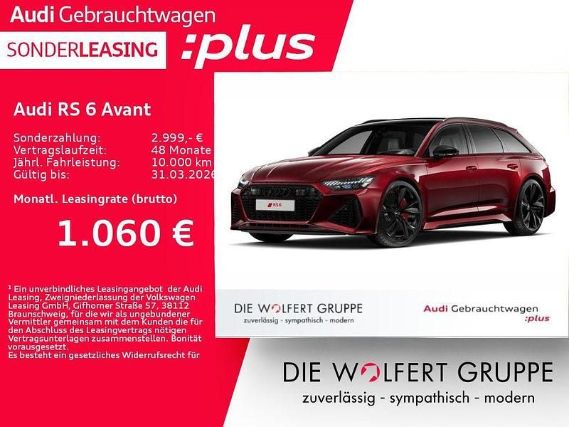 Gebraucht Audi RS6 Ambiente 600 PS (441 kW) 2025 Grenadinerot metallic Kombi
