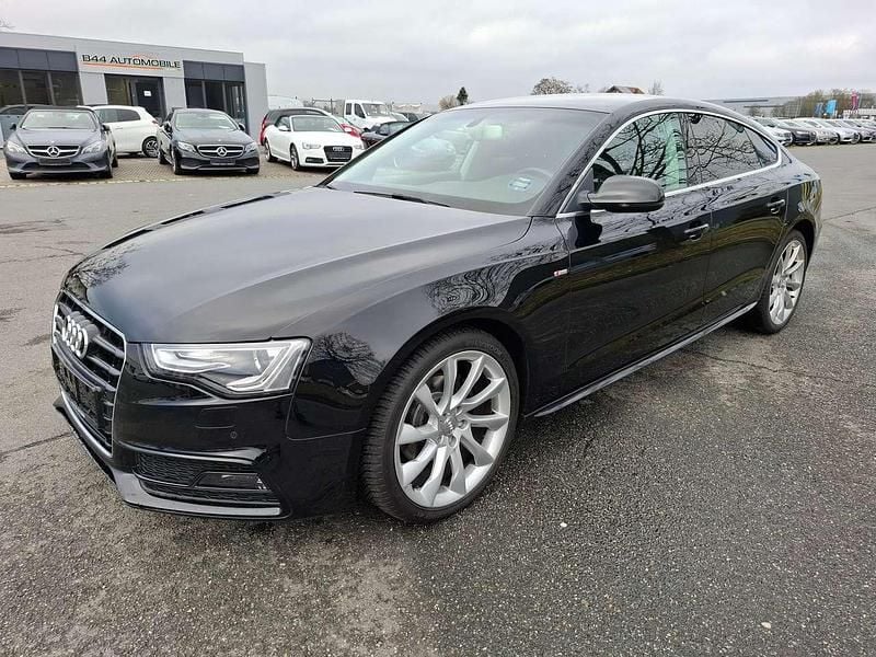 Brillantschwarz Gebraucht 2016 Audi A5 S-Line Limousine | 16.690 € (Superpreis) - Bild 1/4