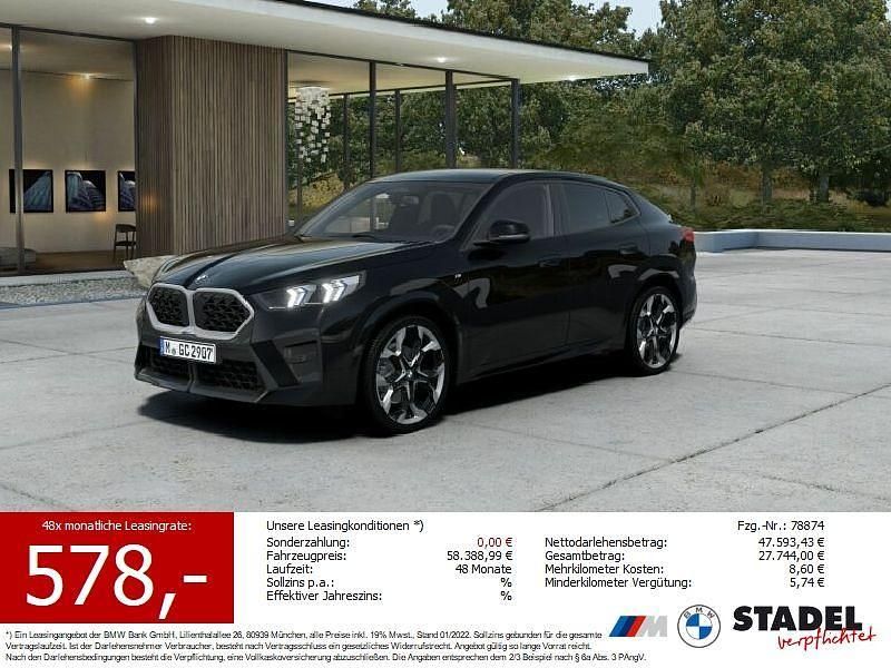 Schwarz Neu 2025 BMW X2 M Sport SUV | 47.444 € (Superpreis) - Bild 1/4
