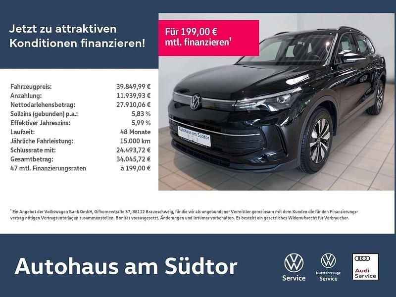 Schwarz Gebraucht 2024 VW Tiguan Goal SUV | 39.850 € (Superpreis) - Bild 1/4