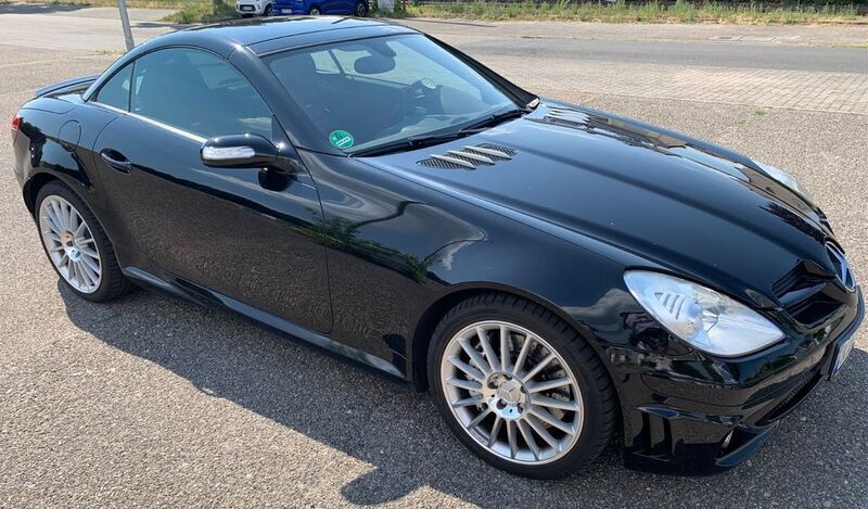 Schwarz Gebraucht 2005 Mercedes SLK55 AMG AMG Cabrio | 20.000 € - Bild 1/4