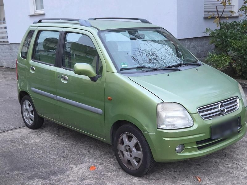 Grün Gebraucht 2003 Opel Agila Kleinwagen | 450 € (Superpreis) - Bild 1/4