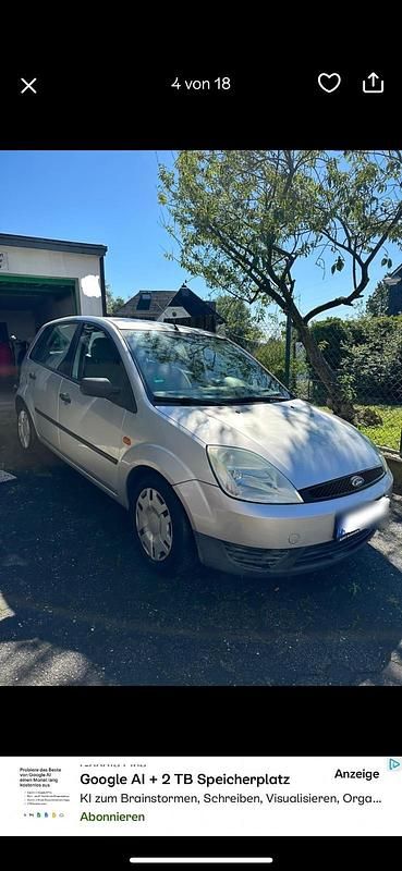 Gebraucht Ford Fiesta 60 PS (44 kW) 2003 Silber Kleinwagen