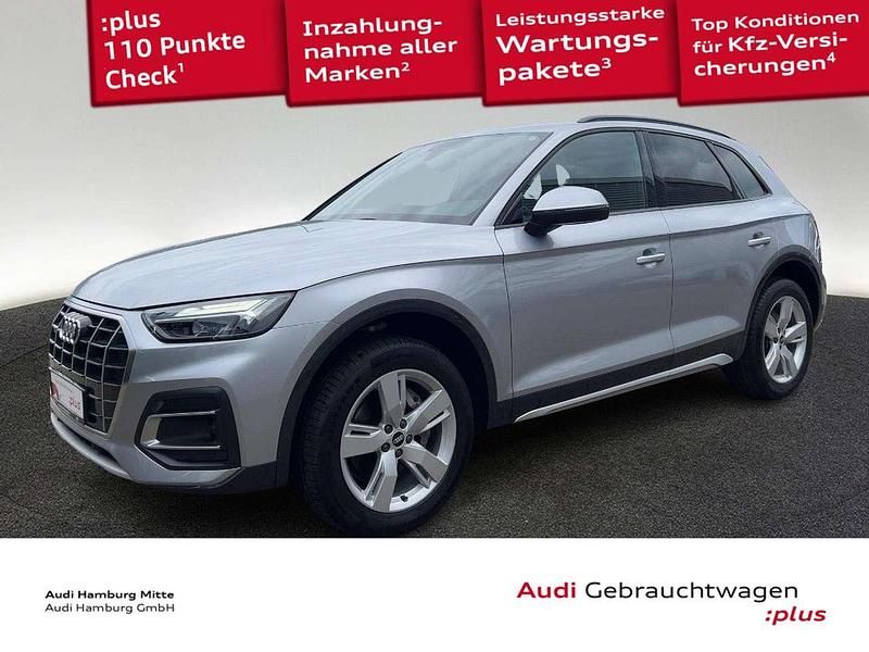 Florettsilber metallic Gebraucht 2022 Audi Q5 Advanced SUV | 35.850 € (Guter Preis) - Bild 1/3