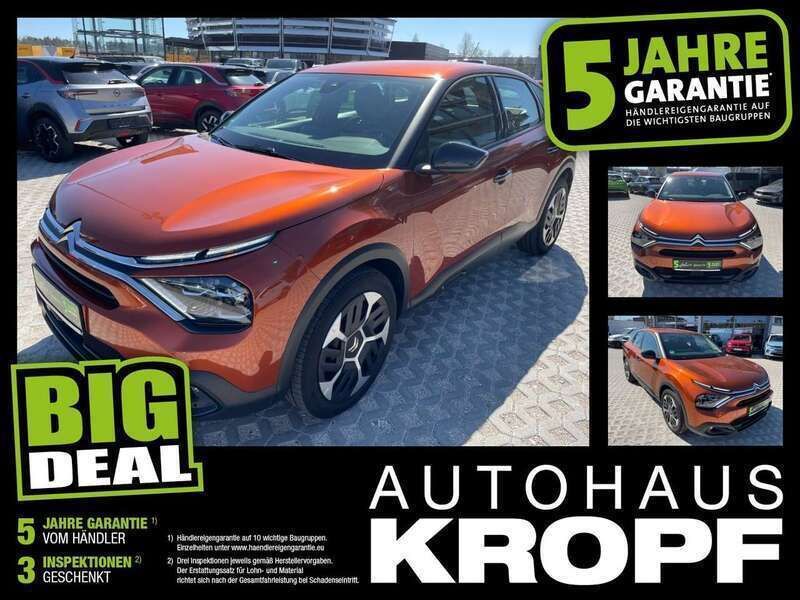 Lackierung pulsorange/typ aus Gebraucht 2021 Citroën C4 Feel Limousine | 13.980 € (Fairer Preis) - Bild 1/4