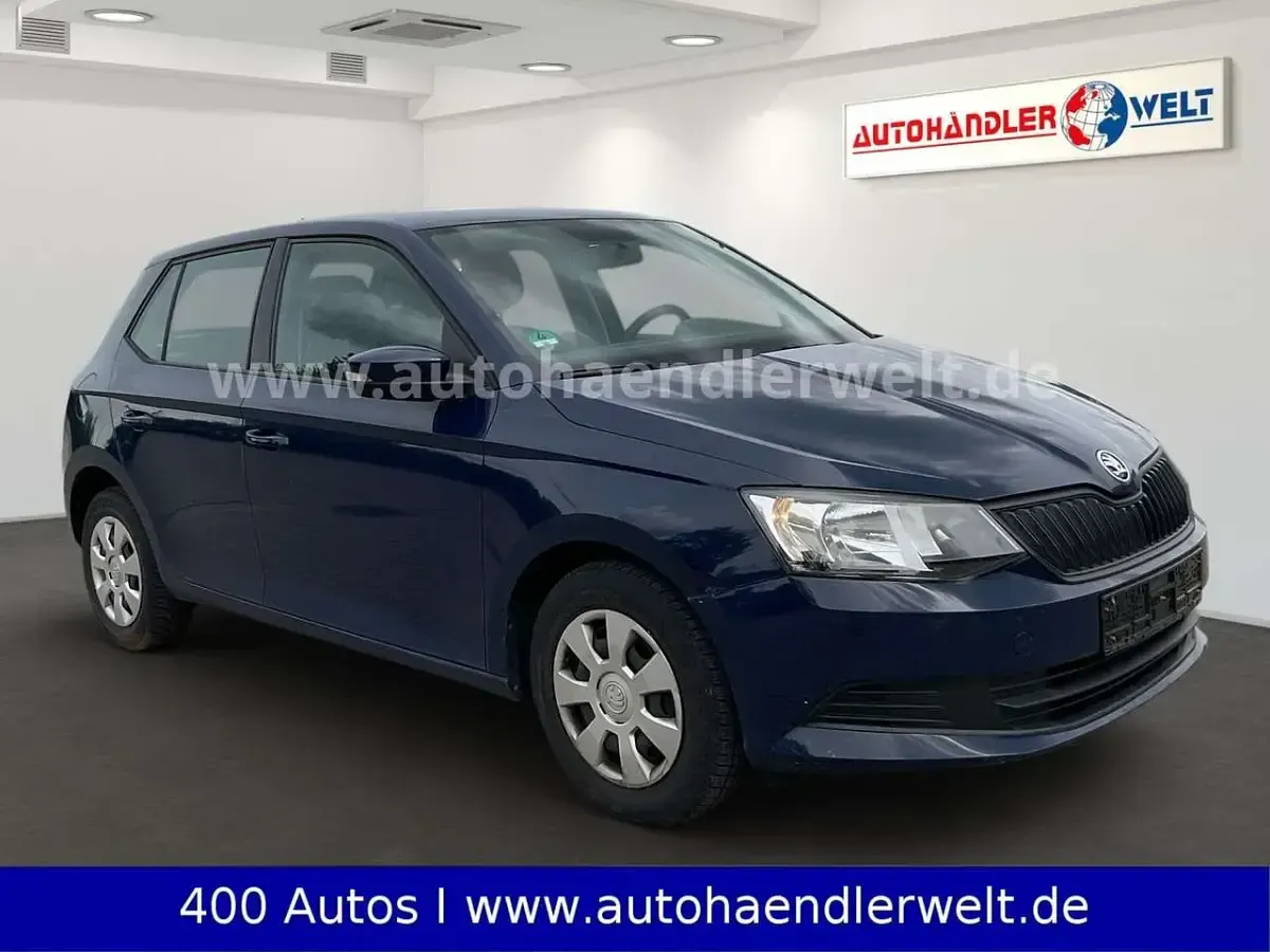 Gebraucht Skoda Fabia 60 PS (44 kW) 2016 Blau Kleinwagen