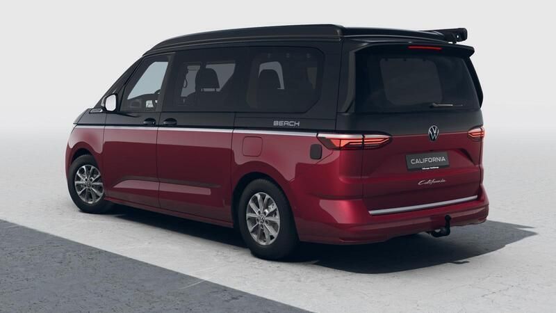 Gebraucht VW T7 Highline 150 PS (110 kW) 2024 Deepblack perleffekt/fortanarot metallic Van
