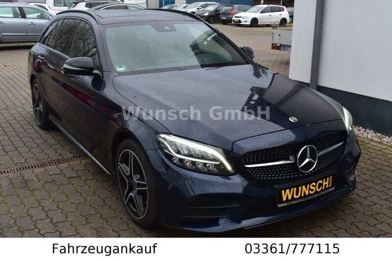 Blau Gebraucht 2019 Mercedes C220 Limousine | 25.990 € (Fairer Preis) - Bild 1/4