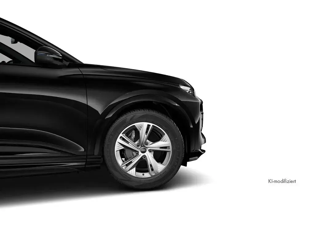 Gebraucht Audi Q6 e-tron S-Line 225 kW (306 PS) 2025 Mythosschwarz metallic (metallic) SUV