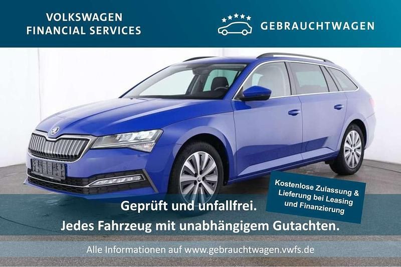 Energyblau Gebraucht 2023 Skoda Superb Ambition Kombi | 25.770 € (Superpreis) - Bild 1/4