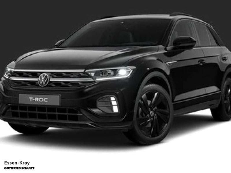 Schwarz Gebraucht 2025 VW T-Roc Style SUV | 28.480 € (Guter Preis) - Bild 1/4