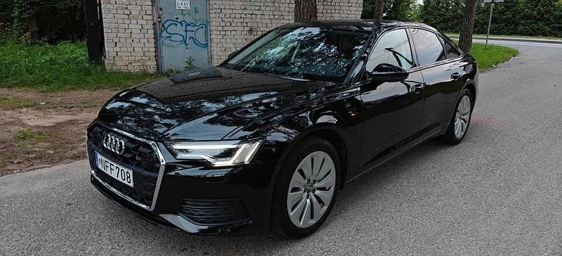 Schwarz Gebraucht 2024 Audi A6 Limousine | 39.800 € (Guter Preis) - Bild 1/4