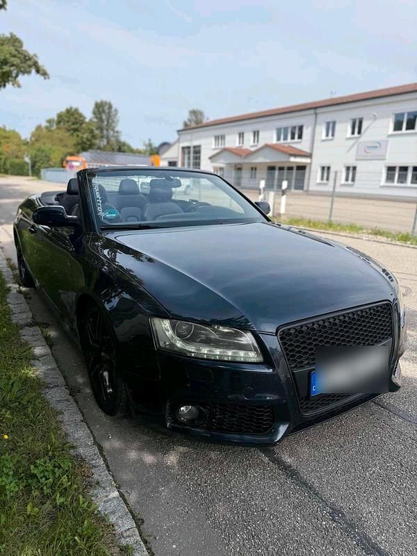Blau Gebraucht 2009 Audi A5 Cabriolet S-Line Cabrio | 6.999 € (Guter Preis) - Bild 1/4
