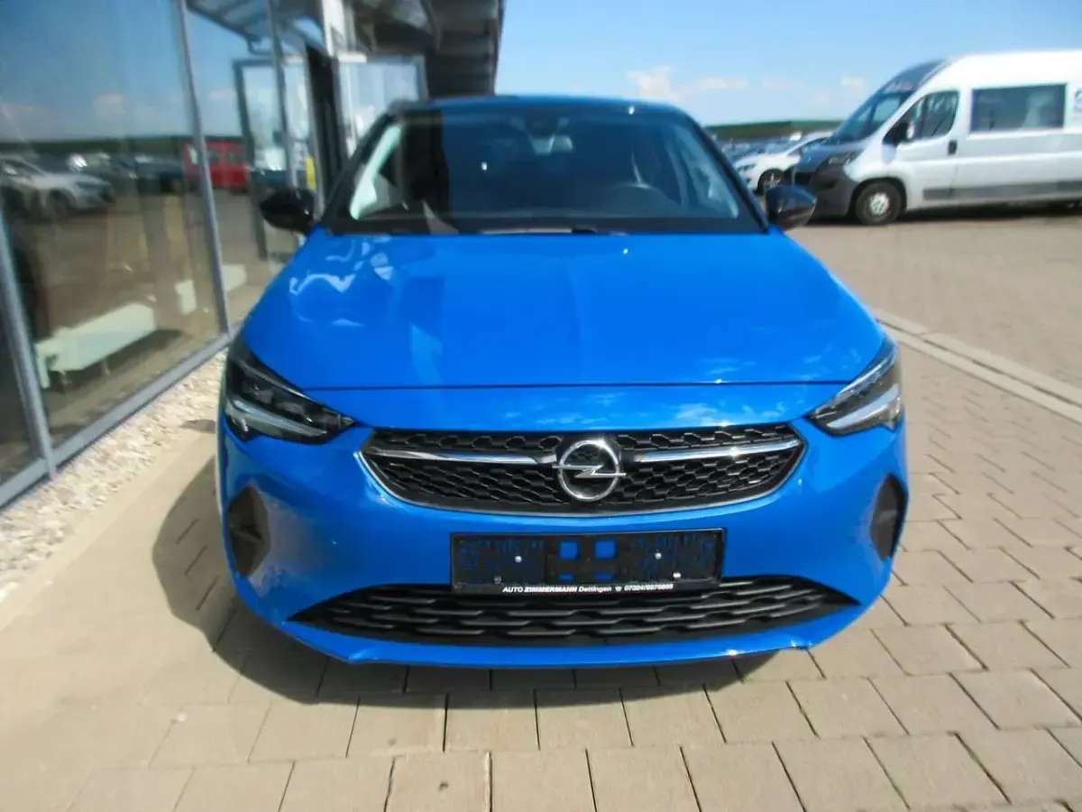 Gebraucht Opel Corsa Style 101 PS (74 kW) 2021 Perl blau/voltaik blau/dach sc Kleinwagen