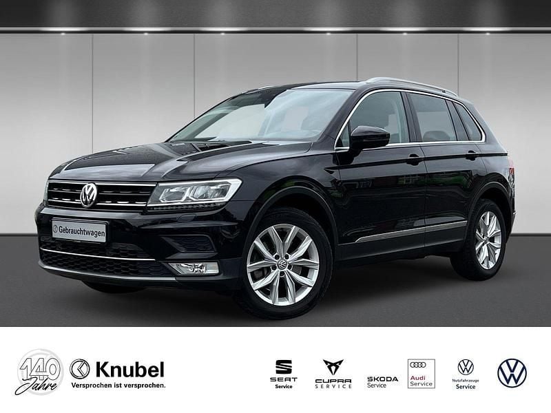 Deep black perleffekt Gebraucht 2017 VW Tiguan Highline SUV | 19.490 € (Superpreis) - Bild 1/4