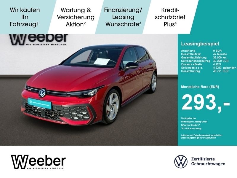 Rot Gebraucht 2024 VW Golf VIII GTI Limousine | 40.390 € (Fairer Preis) - Bild 1/4