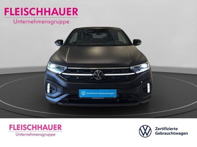 Gebraucht VW T-Roc Cabriolet R-line 150 PS (110 kW) 2024 Schwarz Cabrio