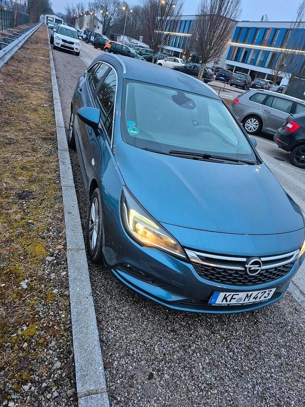 Gebraucht Opel Astra 110 PS (80 kW) 2017 Blau Kombi