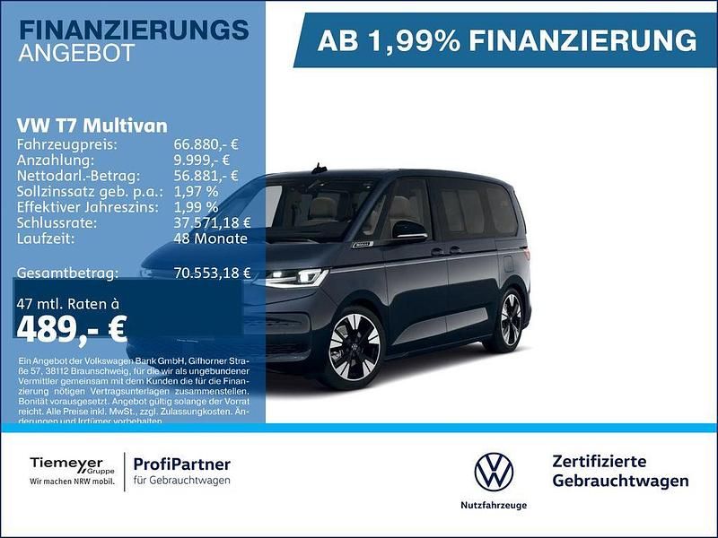 Usata VW Multivan Style 177 CV (130 kW) 2025 Blu Monovolume