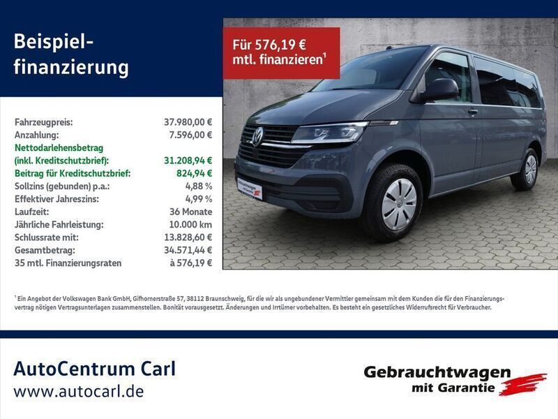 Grau Gebraucht 2021 VW T6.1 Van | 37.980 € (Superpreis) - Bild 1/4