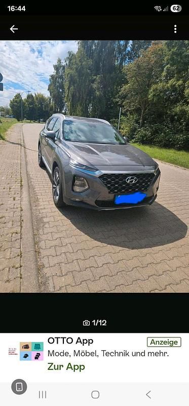 Grau Gebraucht 2020 Hyundai Santa Fe SUV | 32.500 € (Superpreis) - Bild 1/4