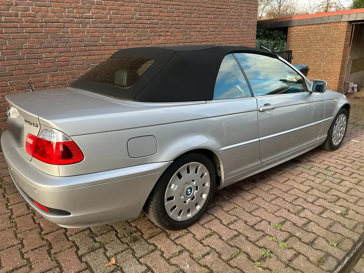 Gebraucht BMW 320 Cabriolet Sport Line 170 PS (125 kW) 2005 Silber Cabrio