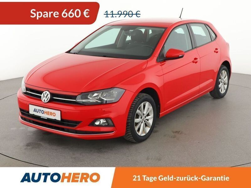 Rot Gebraucht 2018 VW Polo Highline Limousine | 10.670 € (Fairer Preis) - Bild 1/3