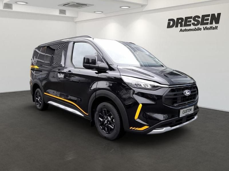 Uusi Ford Transit Custom 136 HP (100 kW) 2026 Musta Farmari