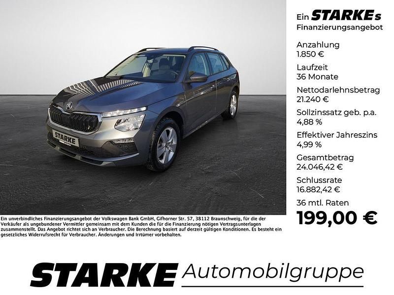 Grau (graphitegrau metallic) Gebraucht 2025 Skoda Kamiq Selection SUV | 23.250 € (Fairer Preis) - Bild 1/4