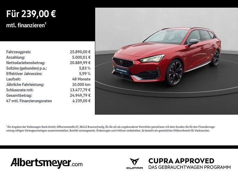 Gebraucht Cupra Leon 150 PS (110 kW) 2022 Rot Limousine