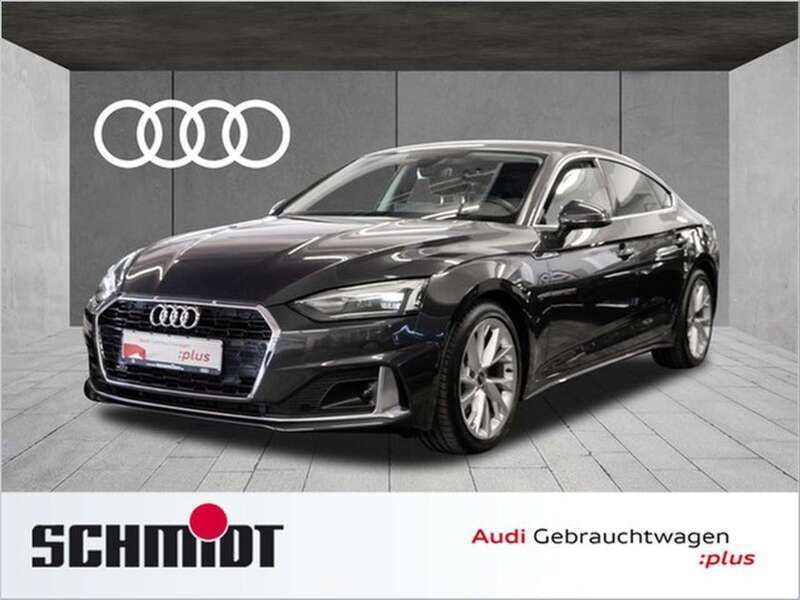 Manhattangrau metallic Gebraucht 2023 Audi A5 Sportback Advanced Limousine | 32.820 € (Superpreis) - Bild 1/2