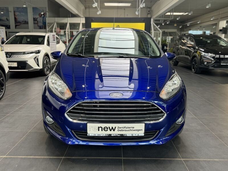 Gebraucht Ford Fiesta SYNC Edition 101 PS (74 kW) 2014 Blau Kleinwagen