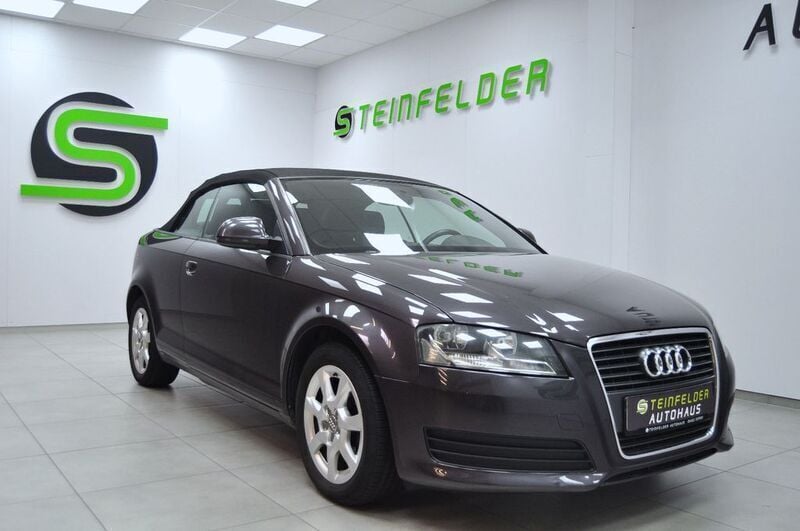 Silber Gebraucht 2009 Audi A3 Cabriolet Ambition Cabrio | 4.990 € (Guter Preis) - Bild 1/4