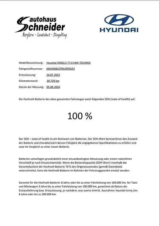 Gebraucht Hyundai Ioniq 5 Techniq 224 kW (305 PS) 2022 Weiß SUV